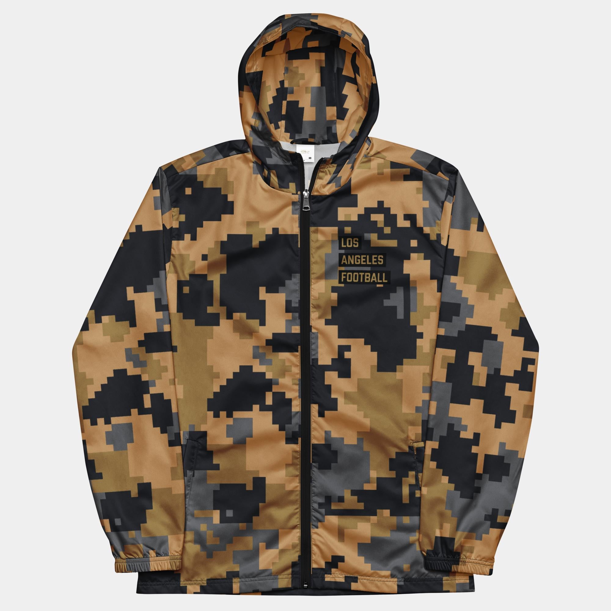 The Battle of Los Angeles (LAFC) Unisex Camo Windbreaker (Digital Print)