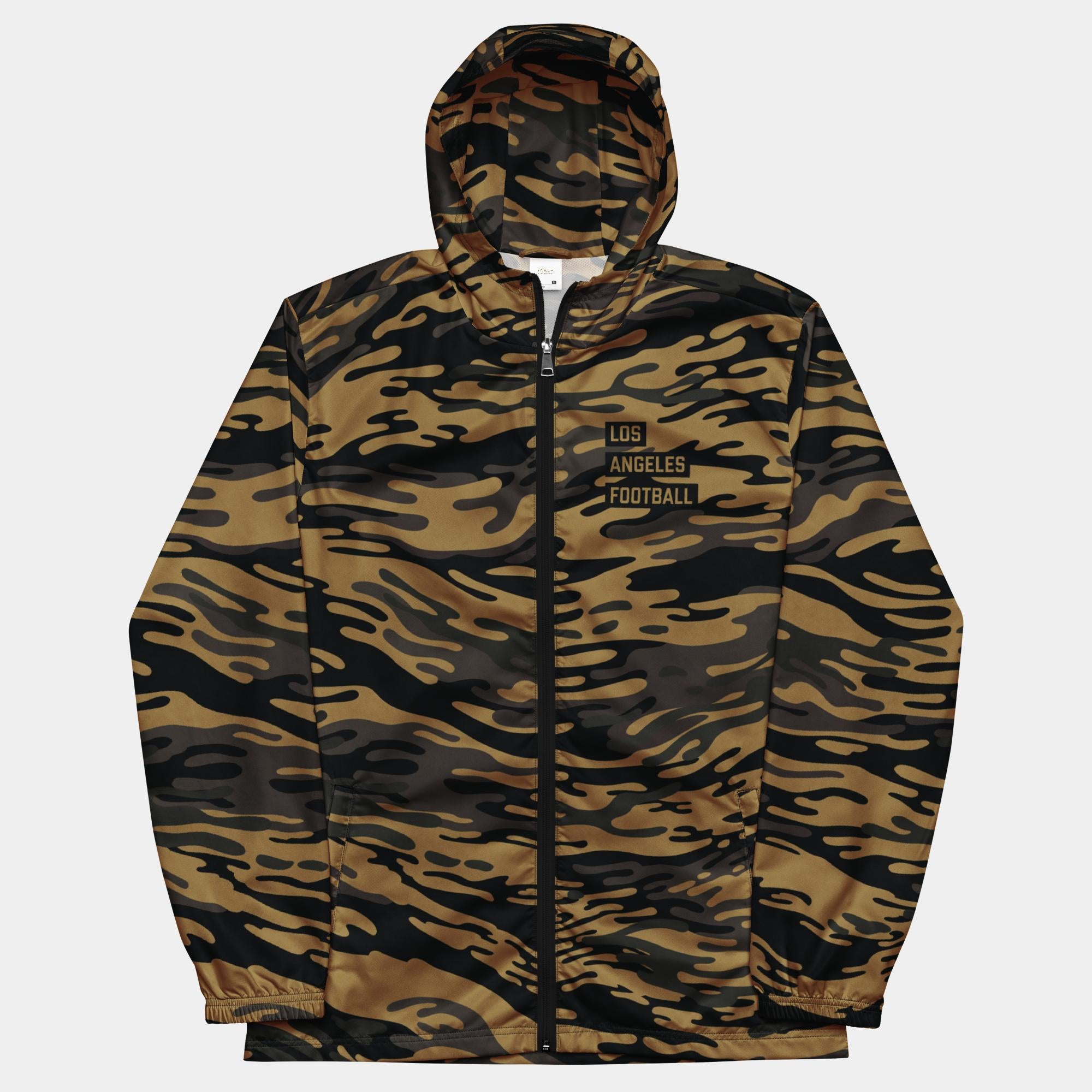 The Battle of Los Angeles (LAFC) Unisex Camo Windbreaker (Ripple Print)