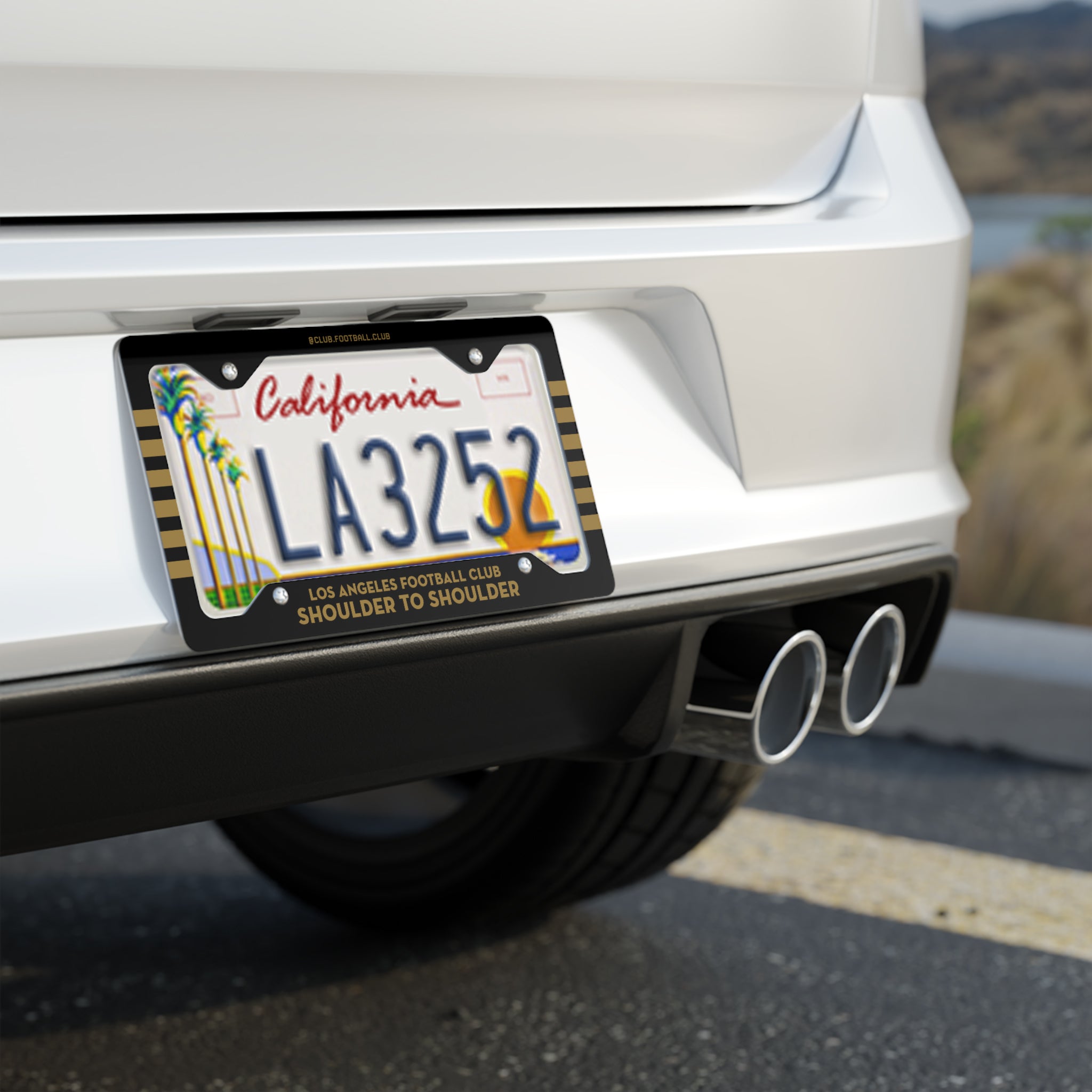 Shoulder to Shoulder (LAFC) License Plate Frame