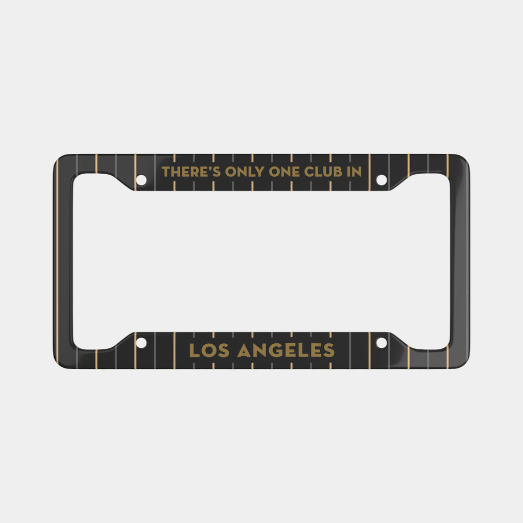 There's Only One Club in Los Angeles License Plate Frame