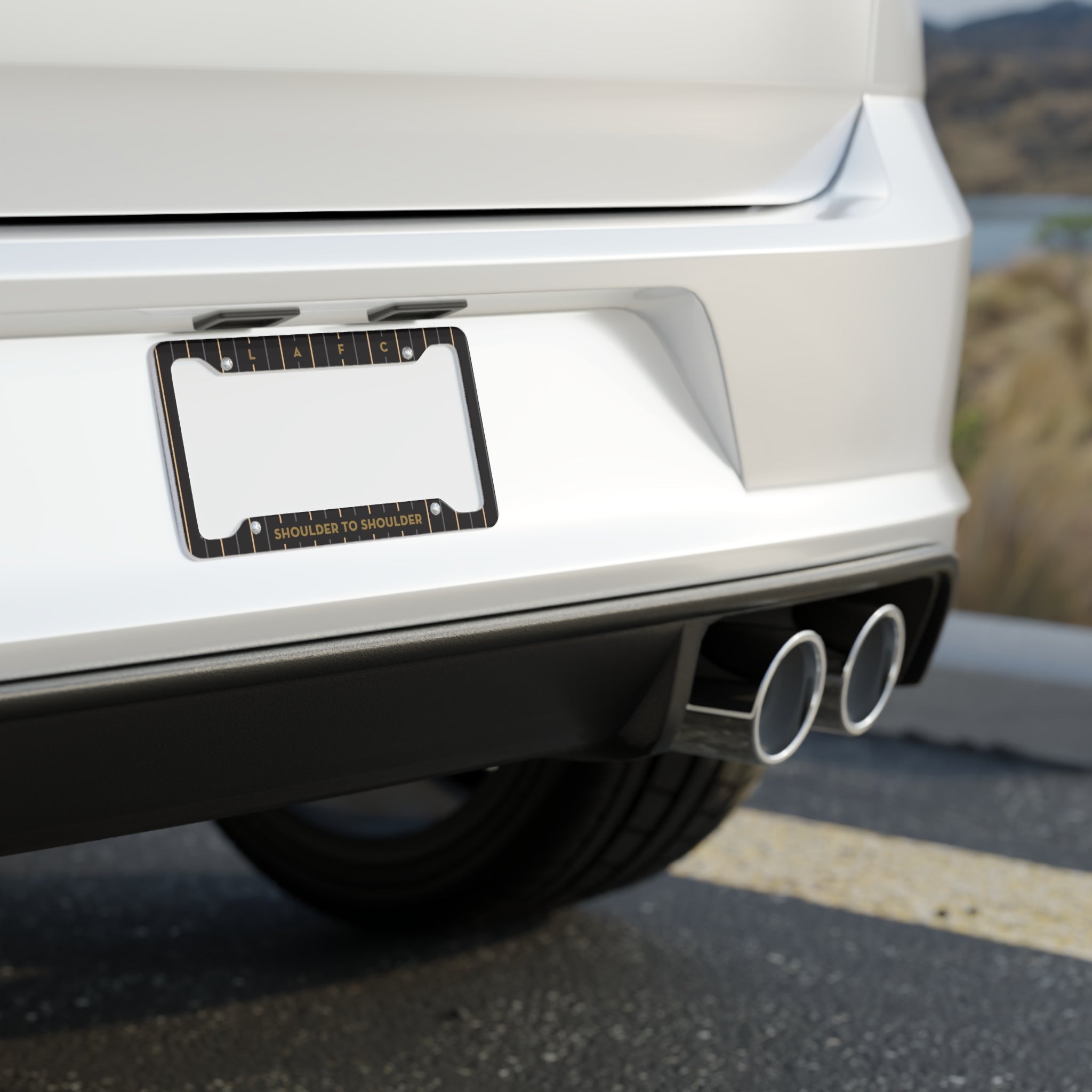 Shoulder to Shoulder (Los Angeles) License Plate Frame
