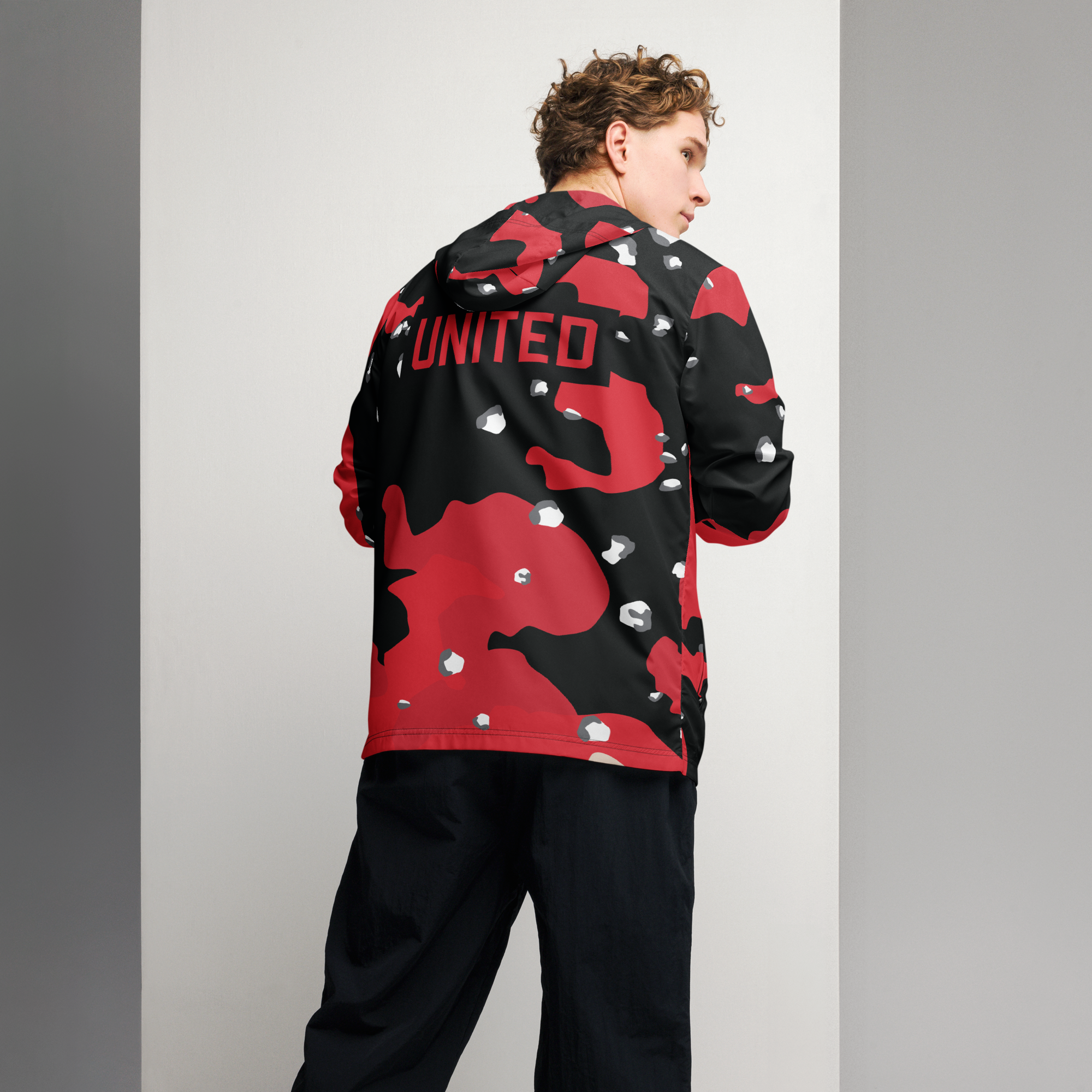 United 1886 (MUFC) Desert Camouflage Unisex Windbreaker
