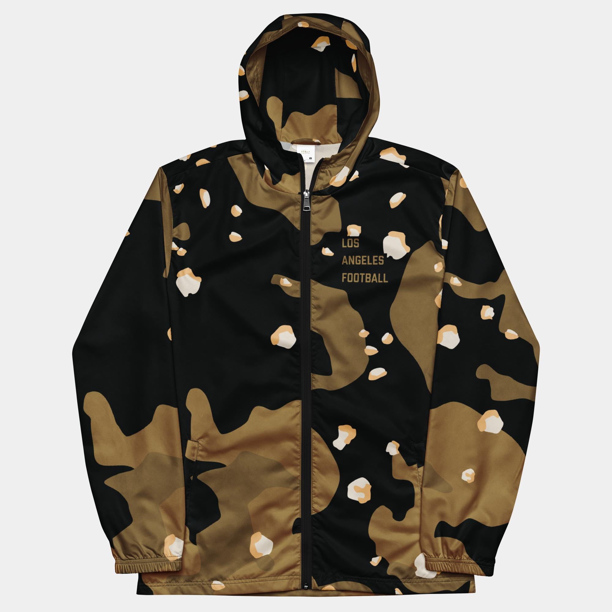 The Battle of Los Angeles Unisex Camo Windbreaker (Desert Print)