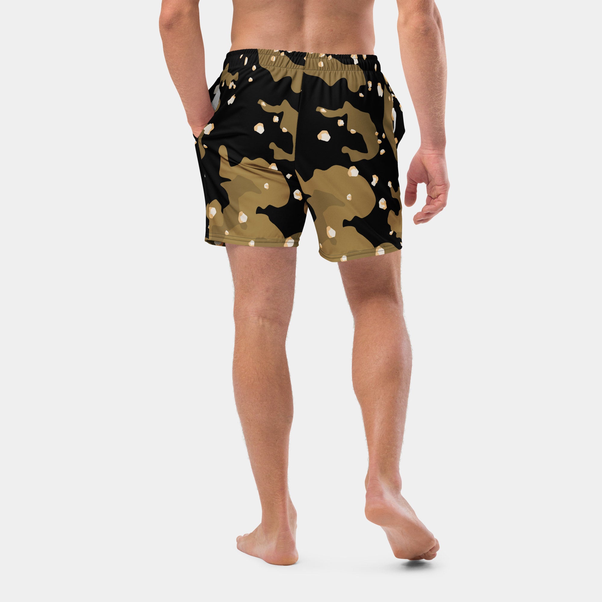 Desert Camouflage "Los Angeles Football" Men's Swim Trunks
