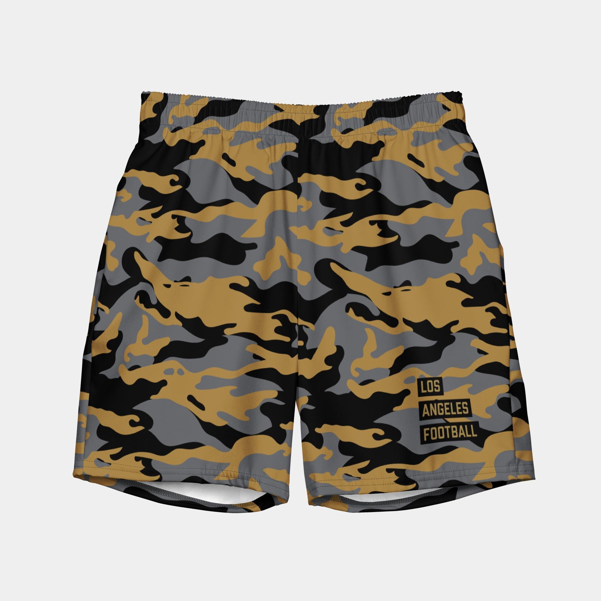 Woodland Camouflage "Los Angeles Football" Men's Swim Trunks