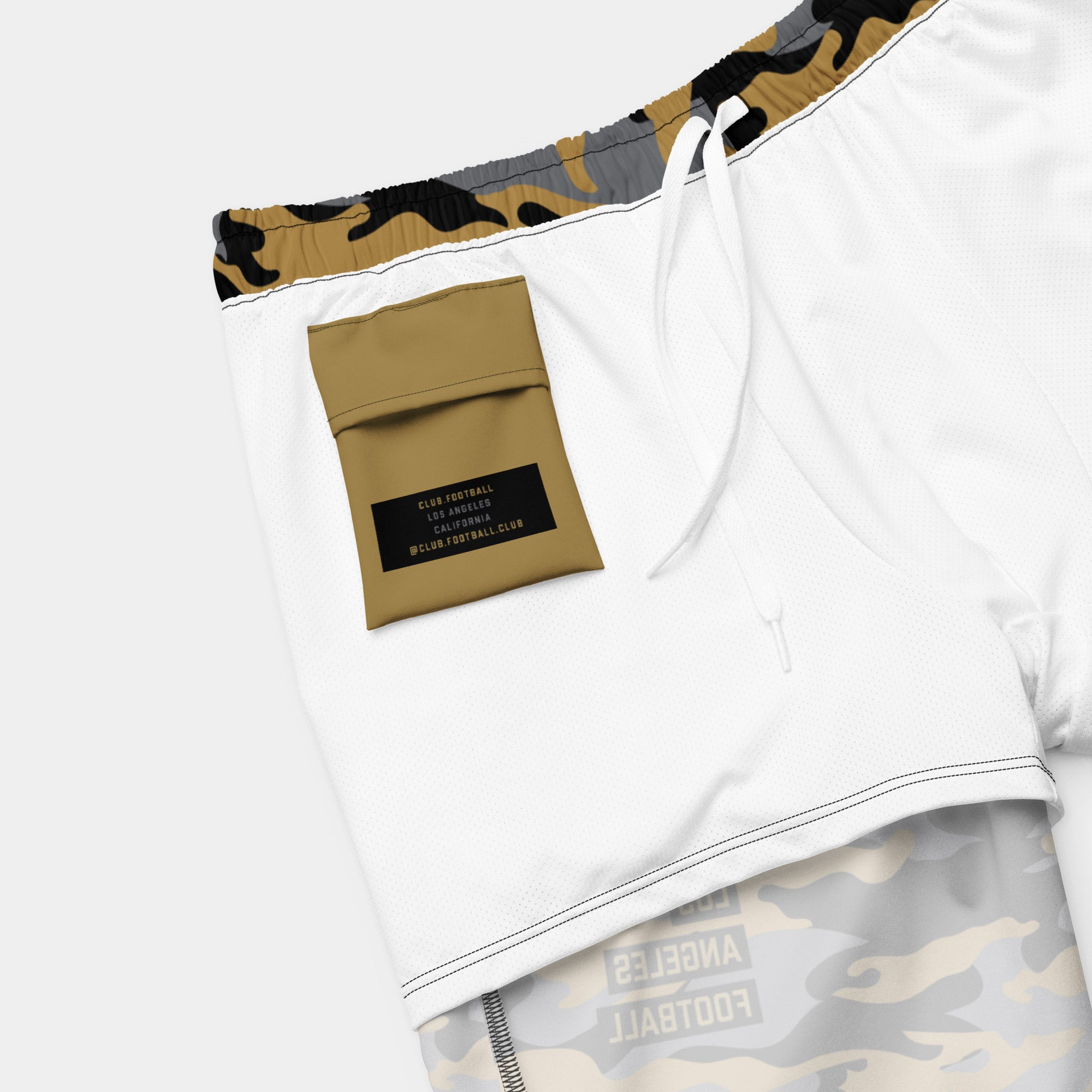 Woodland Camouflage "Los Angeles Football" Men's Swim Trunks